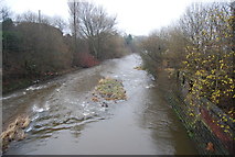 SD7910 : River Irwell from Bury Bridge by N Chadwick