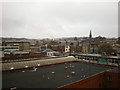 Looking south from the roof top car park at The Arndale Centre