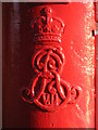 Edward VII postbox, Kidderpore Avenue, NW3 - royal cipher