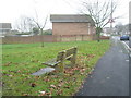 Seat facing into Dore Avenue Recreation Ground