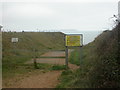 Barton on Sea, path closure