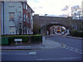 Hoop Lane viewed from corner of Golders Green Crescent