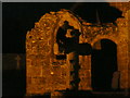 Fearn Abbey at dusk on Christmas Day 2008