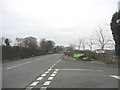 The A 4086 (Llanberis Road) at the entrance to the Seiont Nurseries