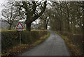 Lane leading to the ford at Syke