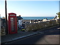 Portland: phone box at Mallams