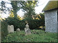 SU8014 : Rear of the churchyard at St Peter, East Marden by Basher Eyre