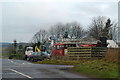 Garage Yard at Old Baldoukie Smithy