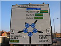 Swindon: The Magic Roundabout, traffic sign