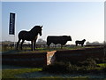 Statues at the Entrance to Trinity Park