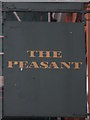 TQ3182 : Sign for The Peasant by Mike Quinn