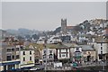 All Saints Church tower and Brixham