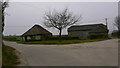 Assorted farm buildings south of Tillington