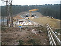 Massive crane at the South Portal, Hindhead