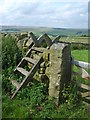 Stile and Stone Gate Post near Quarry House