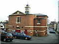 The rear of the Town Hall