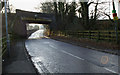 The West Coast Main Line bridge over the A573