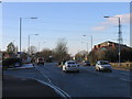 Hagley Road West (A456) where it crosses the M5 Motorway, Quinton