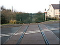 Disused level crossing on the A 5025