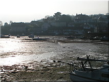 SX9780 : Cockwood Harbour at low tide by Rob Purvis