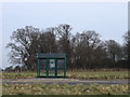 Lonely bus shelter