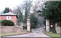 Lodge cottage and entrance, Pepper Arden