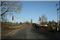 Traffic lights at the bridge