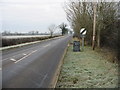 View along the B4696, Leigh