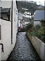 Polperro River, looking upstream