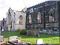 St. Barnabas Church, Erdington - after the arson attack.
