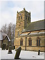NY8355 : The west end of St. Cuthbert's Church, Allendale by Mike Quinn
