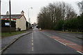 The A559 looking South at Lower Stretton