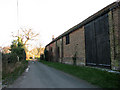 View east along Back Lane