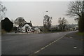 The Horns and the A49 swing bridge over the River Weaver