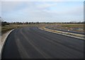 Winding across the farmland