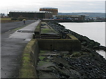 NS3423 : Industrial Section of Ayr Sea Front by G Laird