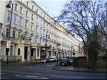 TQ2977 : Junction Grosvenor Rd St. George's Square Pimlico by PAUL FARMER
