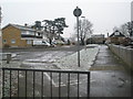 View across to the junction of Russell Road and Havant Farm Close