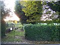 Allotments and Cemetery, St Nicholas at Wade