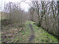 Footpath on dismantled railway