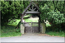 SU5965 : Aldermaston Church Gate (War Memorial) by Steve Maggs