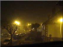 TQ4388 : Fog at night by Robert Lamb