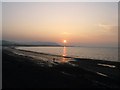 Summer Sunset over North Hill, Minehead from Blue Anchor Seafront