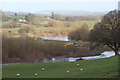 Meander in the River Usk, from above the A449