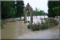 Sandford Park (east end)  during the July 2007 floods