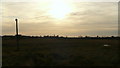 Late afternoon on the Saxon Shore Way looking south west towards Swalecliffe