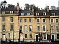 Georgian terraced houses in London Road Bath