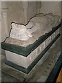 Reclining tomb within St Mary and St Gabriel, South Harting