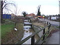 Turnford Brook and building site