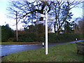 Old Road Sign, The Street, Pettistree